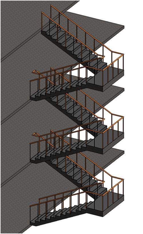 如何使用Revit绘制楼梯扶手 - BIM,Reivt中文网