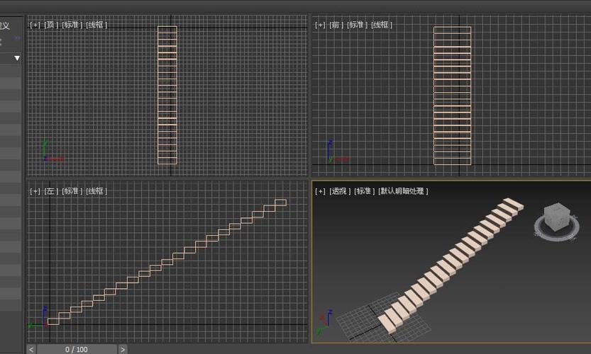 学会3dmax制作简单台阶的六个步骤 - BIM,Reivt中文网