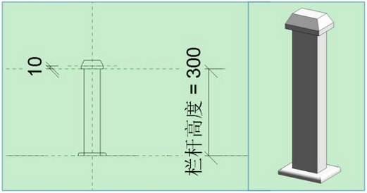 Revit中利用栏杆绘制围栏的方法